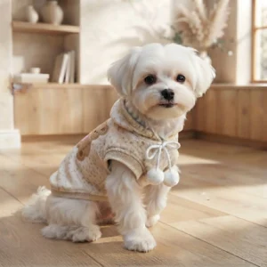 Bear print sweatshirt for dogs