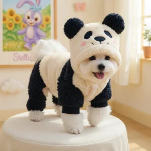 Panda costume for dogs